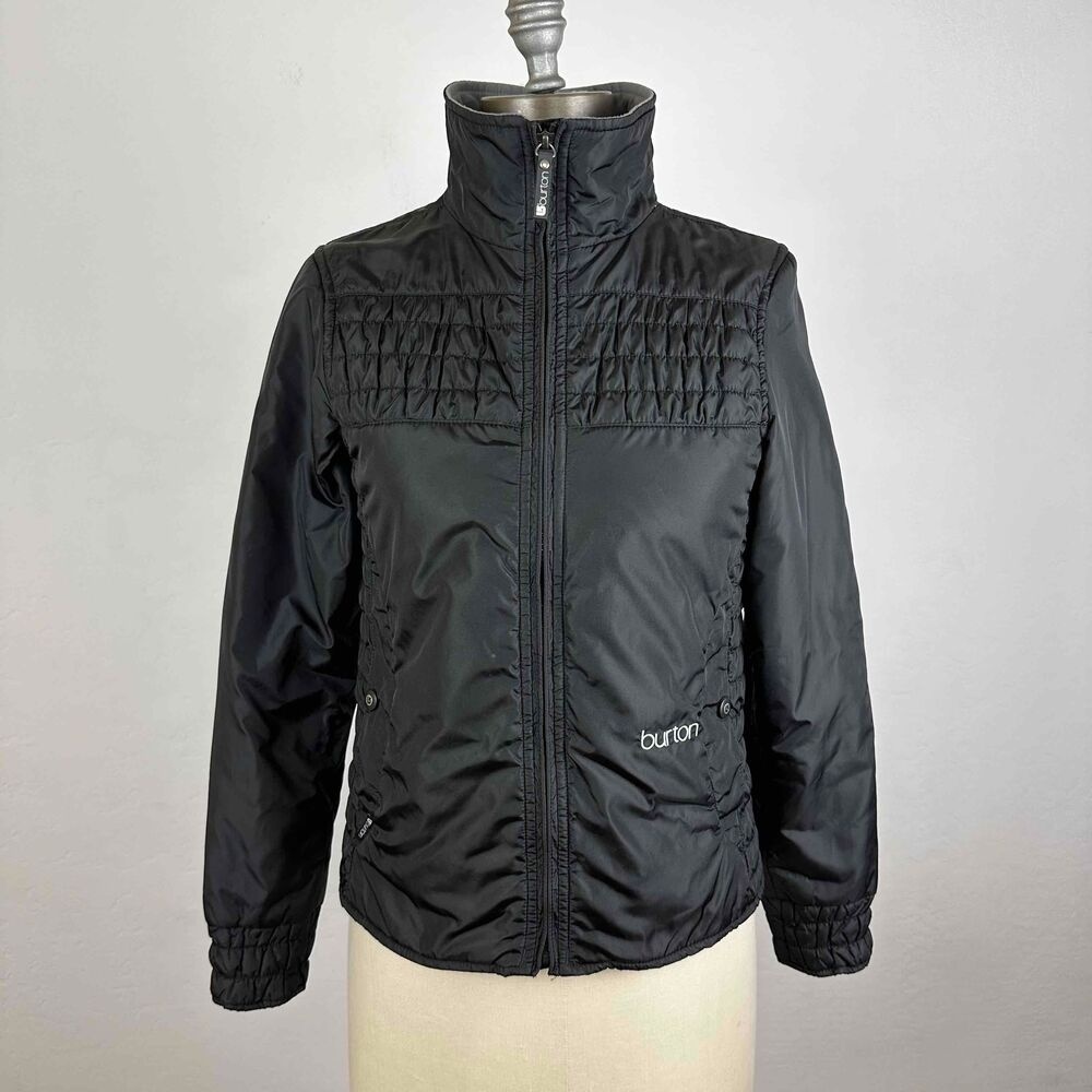 Burton Black Quilted Winter Jacket Size XS